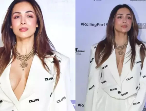 Boss Babe Alert: Malaika Arora Stuns in a Cropped Blazer at Melbourne Indian Film Festival