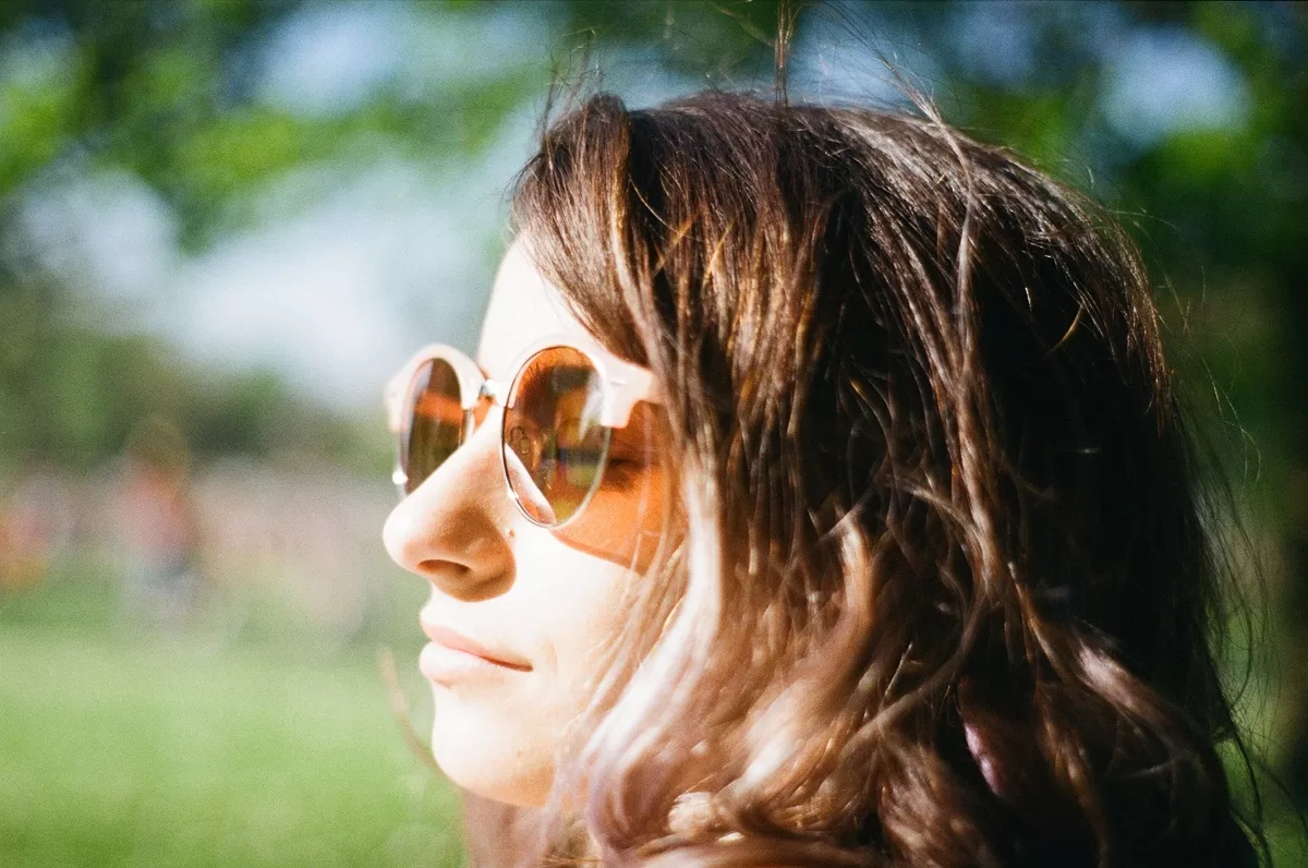 Girl in sun