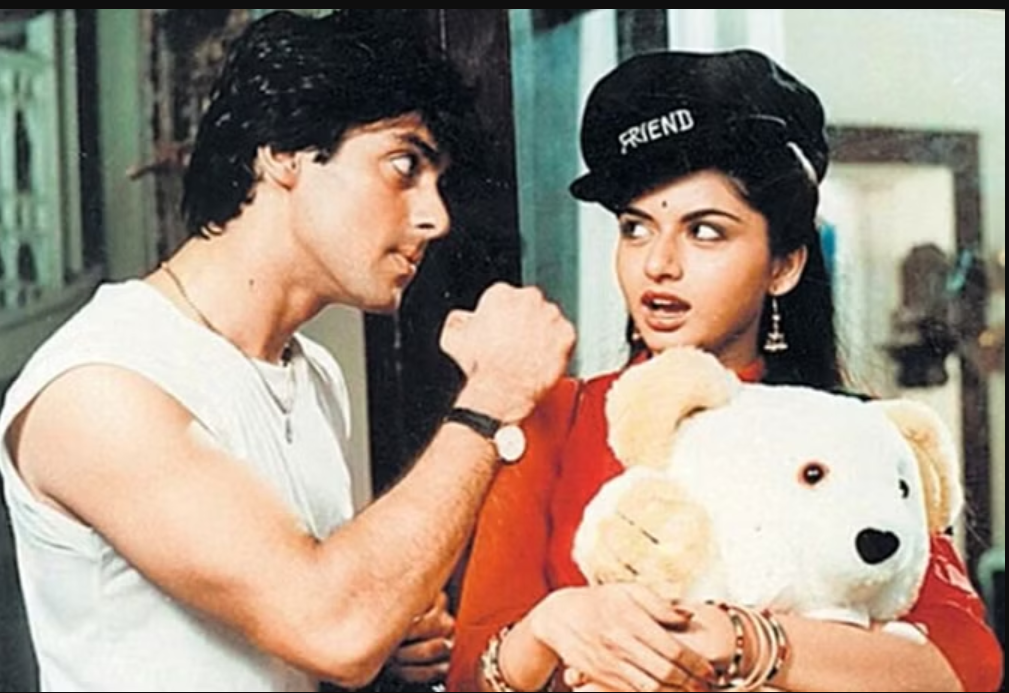 An iconic scene from 'Maine Pyaar Kiya'