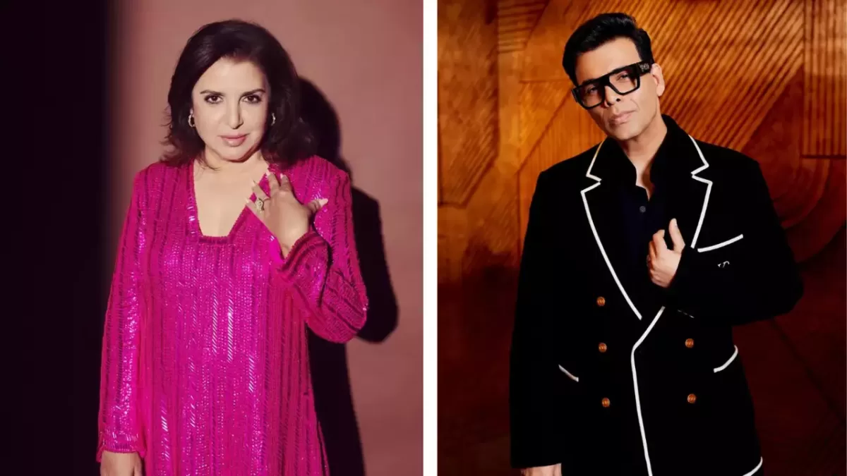 Karan Johar get accused by farah khan for ragging her
