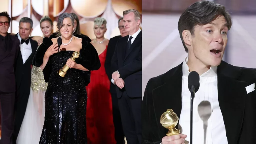 Christopher Nolan's 'Oppenheimer' Sweeps Golden Globes 2024 with Best Picture and Drama Wins