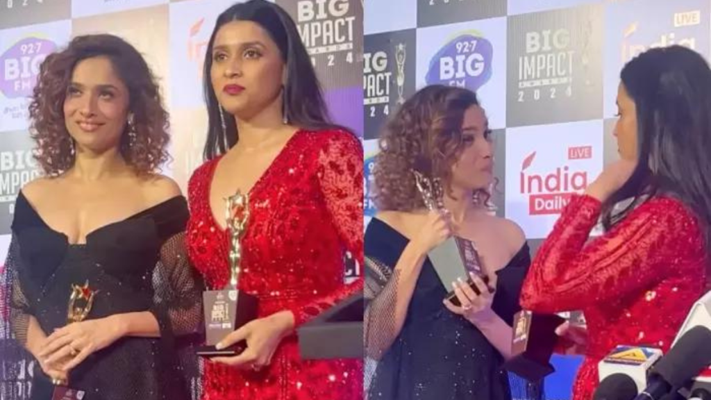 Playful Jab or Insecurity? Ankita Lokhande's Award Moment with Mannara Chopra Goes Viral