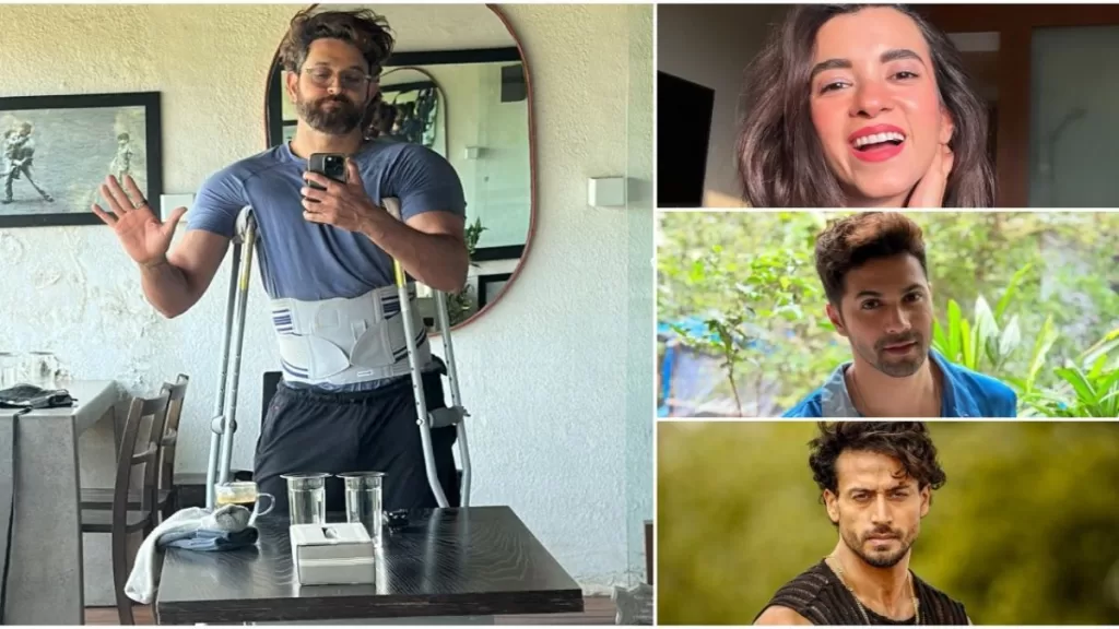 Hrithik Roshan's Crutch Vibes After Muscle Injury: GF Saba Azad and Celebs Shower Love And Healing Energy!