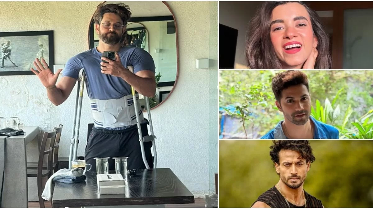 Hrithik Roshan's Crutch Vibes After Muscle Injury: GF Saba Azad and Celebs Shower Love And Healing Energy!
