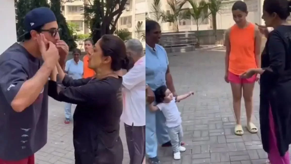 Alia Bhatt and Ranbir Kapoor's Festive Feels Fill Mumbai Streets