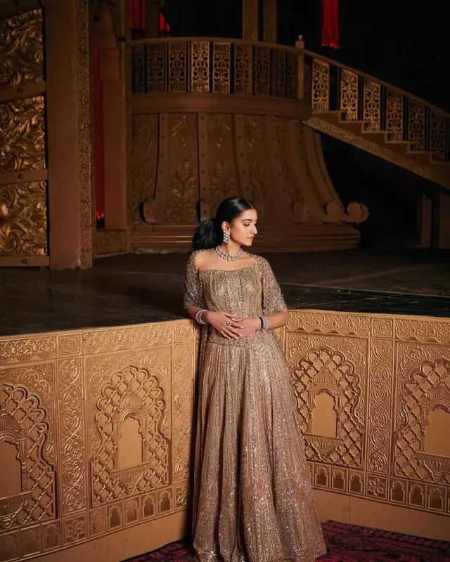 Image: Radhika Merchant in manish malhotra designed attire