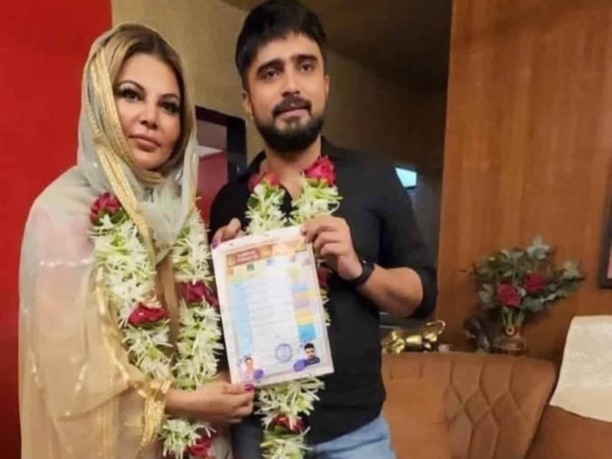 Rakhi Sawant and Adil Durrani 