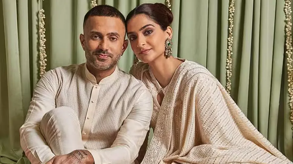 Sonam Kapoor with husband Anand Ahuja