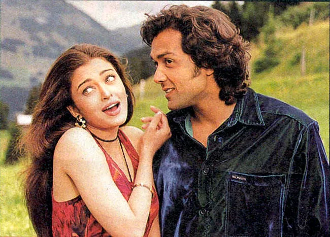 Aishwarya Rai and Bobby Deol
