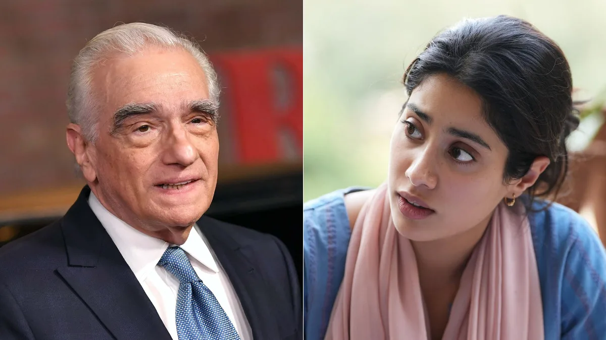 Janhvi Kapoor and Martin Scorsese