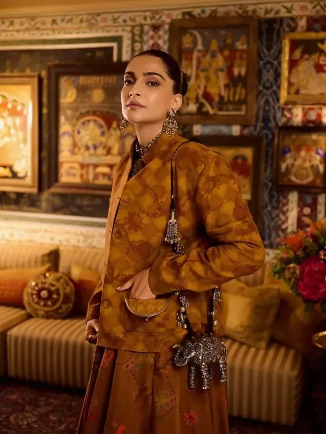 Sonam Kapoor stuns in Indo-Western attire