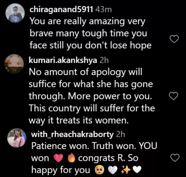 Fan's comment section
