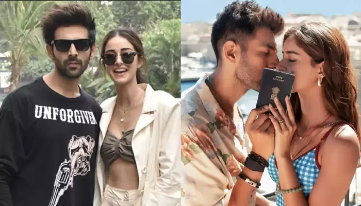 Ananya Pandey and Kartik Aaryan