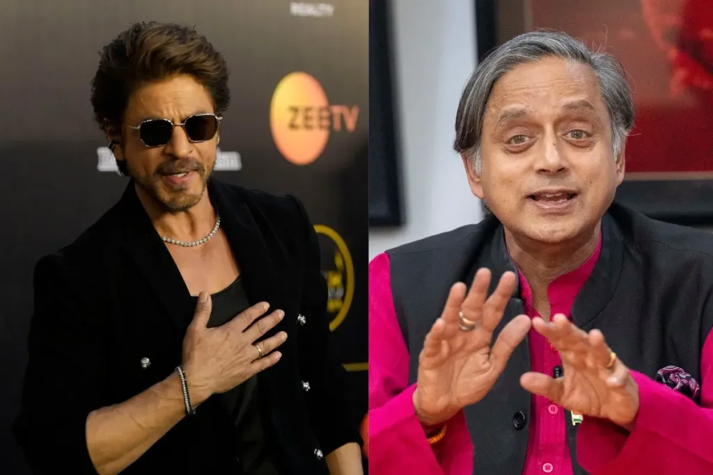 King Khan and Shashi Tharoor