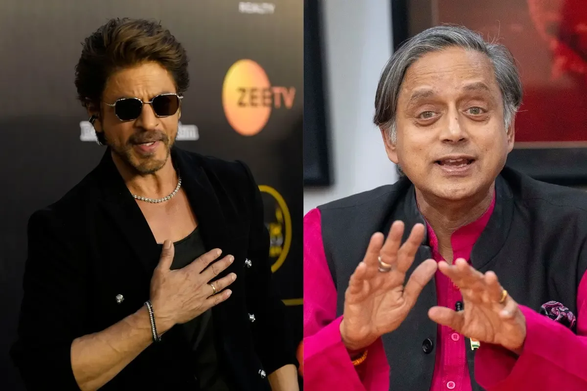 King Khan and Shashi Tharoor