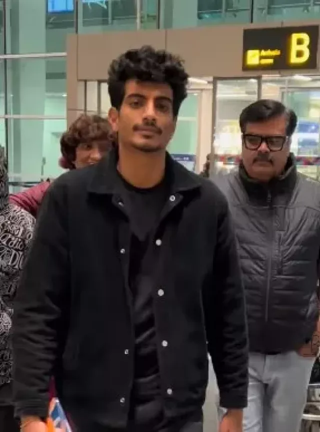 Palaash Muchhal spotted at Airport