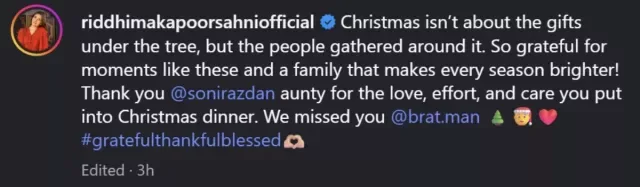 Riddhima Kapoor Sahni 