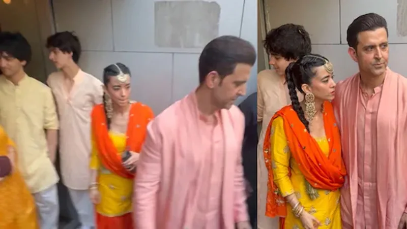 Hrithik Roshan and gf Saba