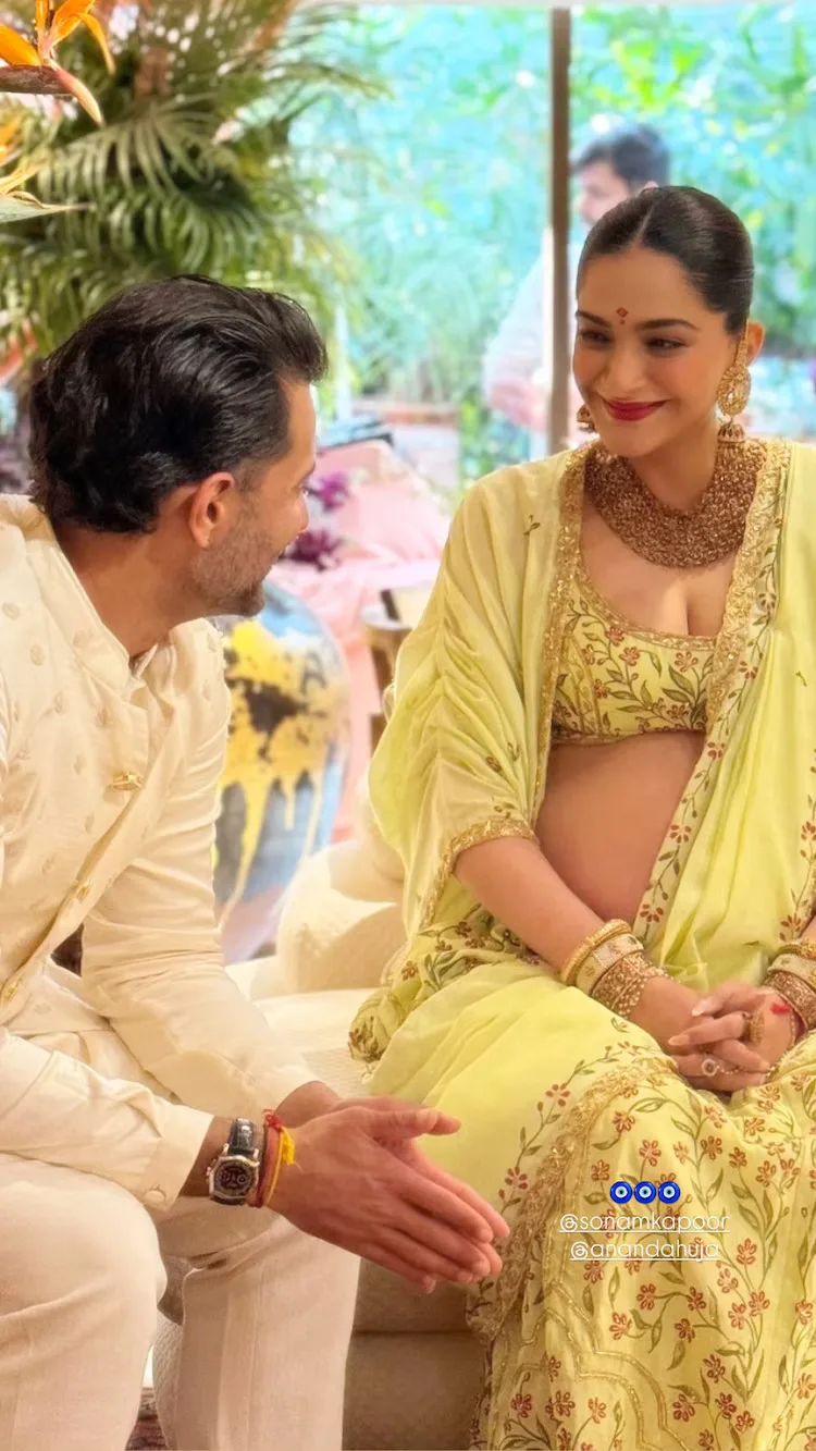 Sonam Kapoor with husband Anand Ahuja