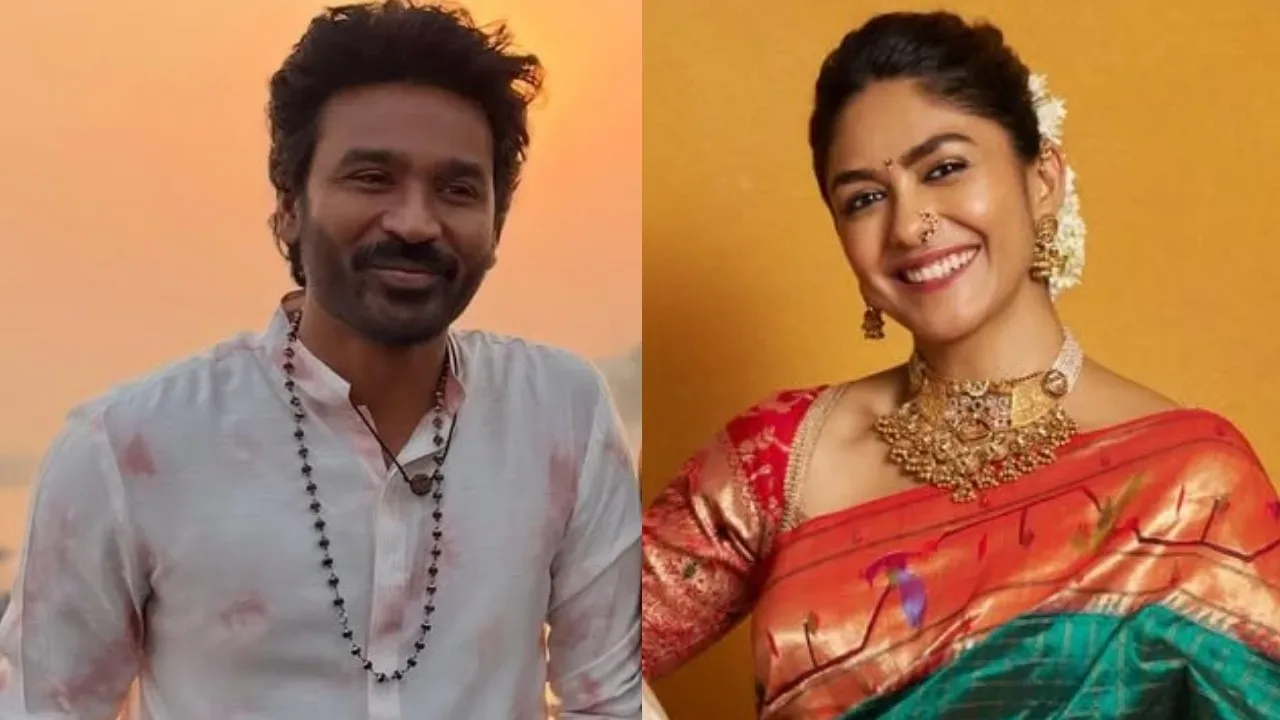 Mrunal and Dhanush