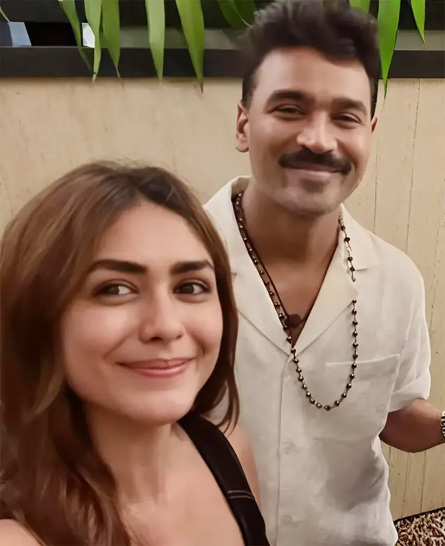 Dhanush with Mrunal