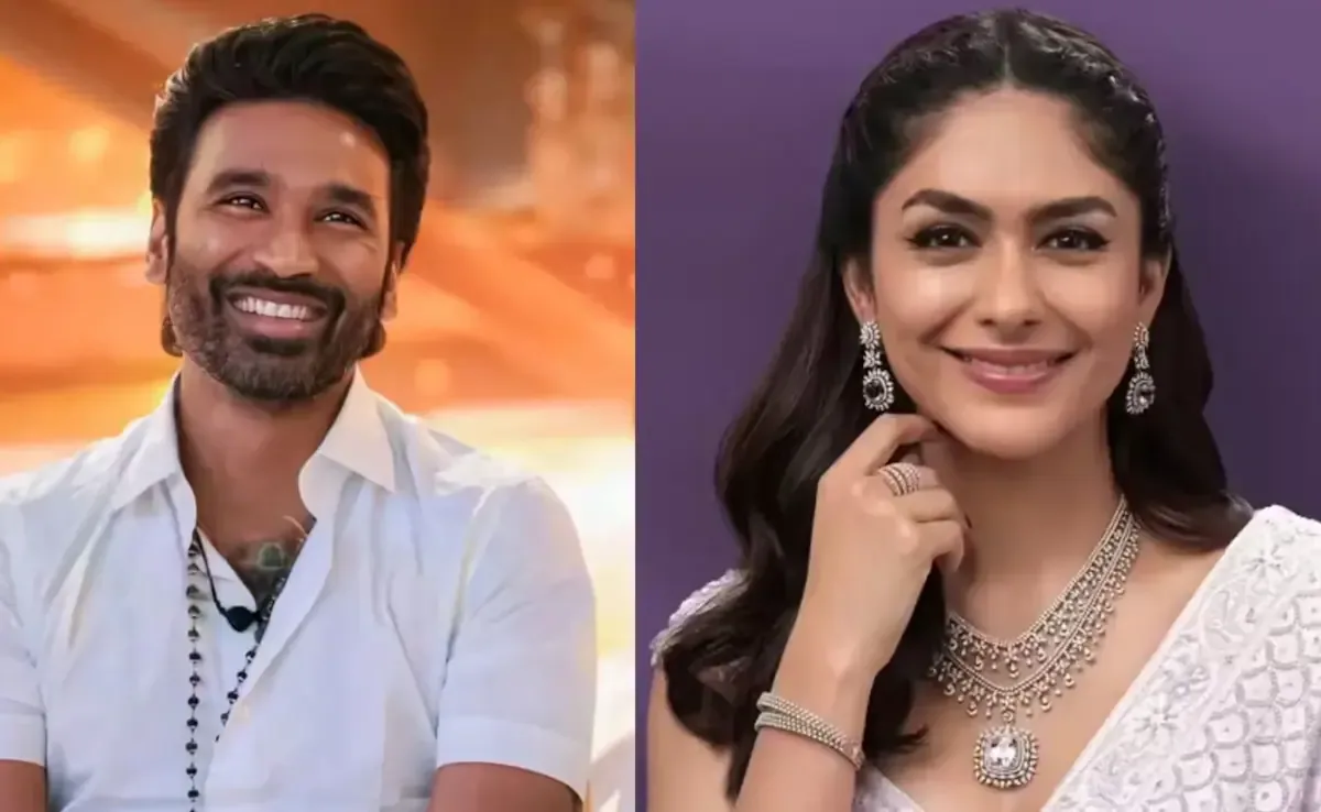 Dhanush and Mrunal