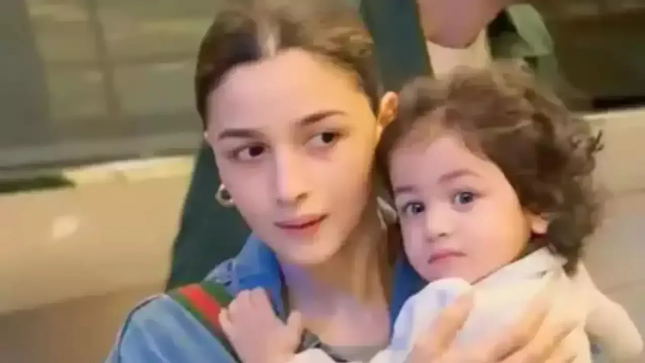 Alia Bhatt and Raha