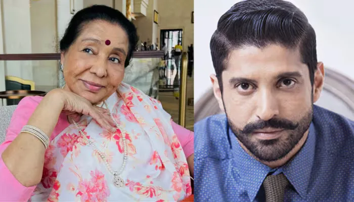 Farhan Khan tribute Asha Bhosle