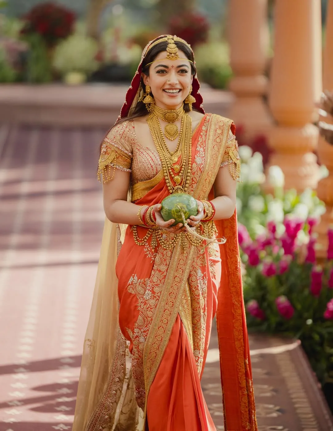 Rashmika wedding look