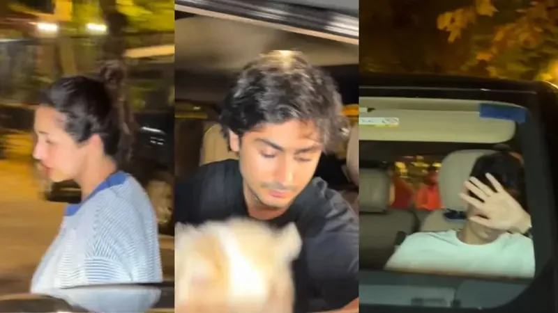 Malaika with son Arhaan and rumoured bf Harsh