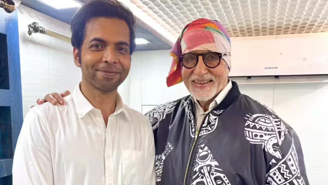 Amitabh Bachchan and Abhishek Banerjee