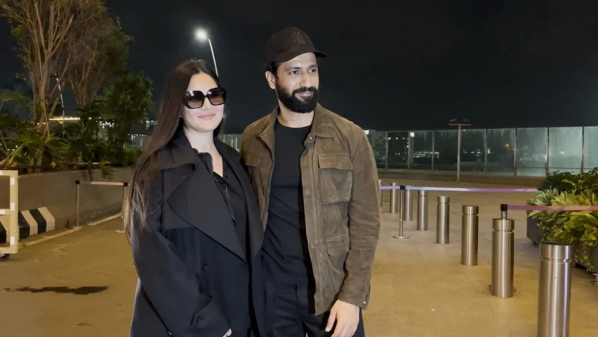 Katrina and vicky spotted at the airport