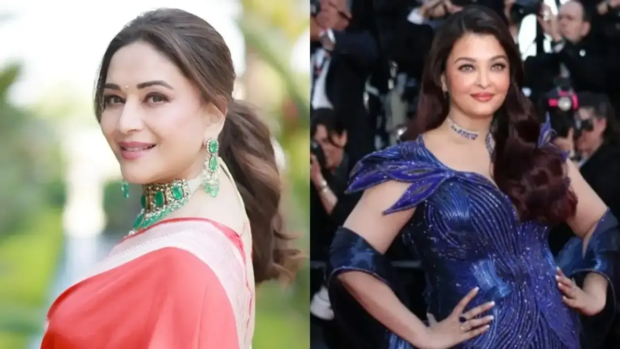 Madhuri and Aishwarya