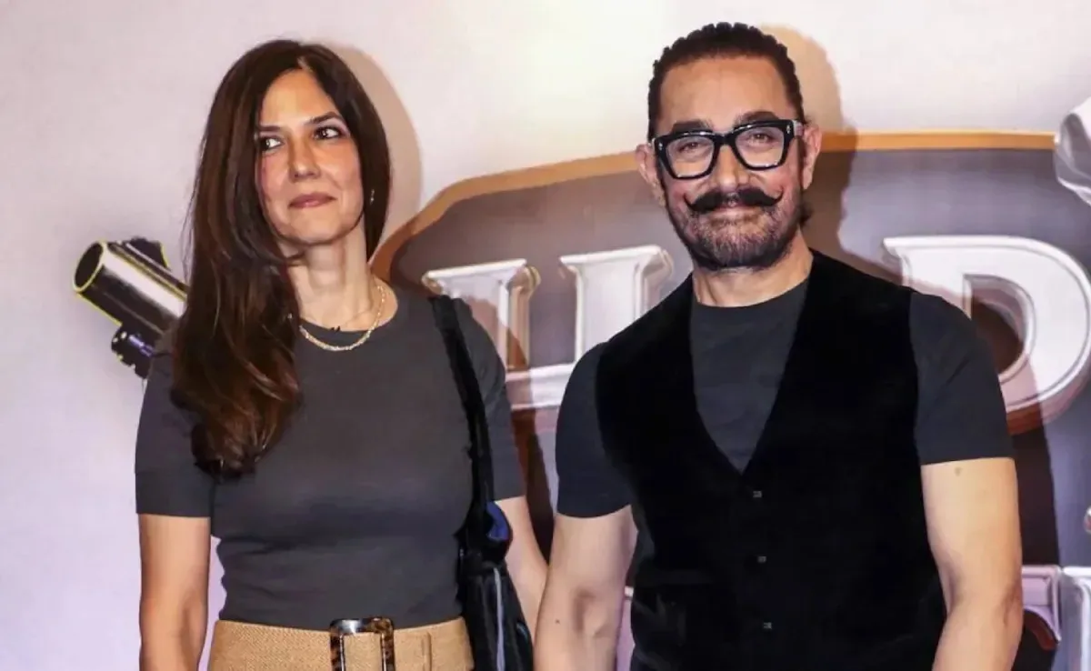 Aamir Khan with Gauri Spratt