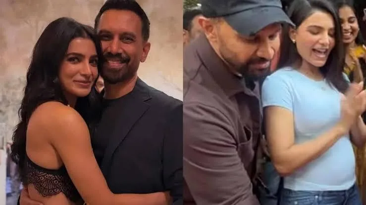 Samantha with Raj