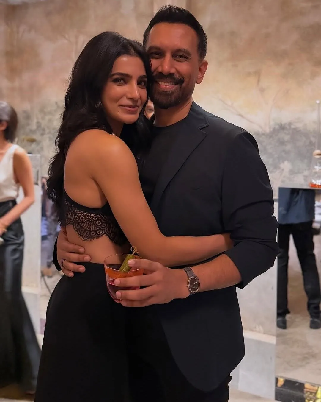 Samantha with Raj