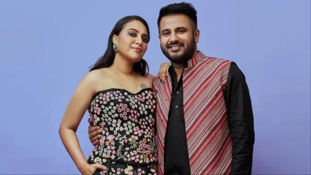 Swara with her husband