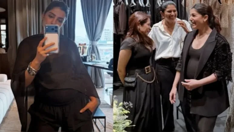 Samanth flaunts baby bump