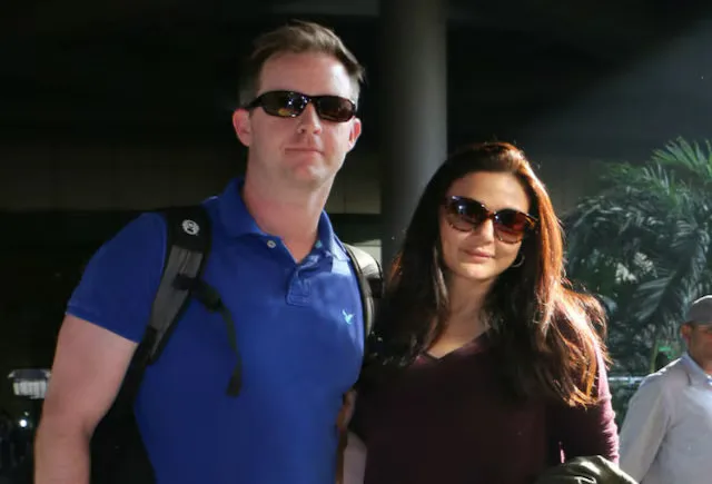 Preity Zinta with her husband GoodEnough