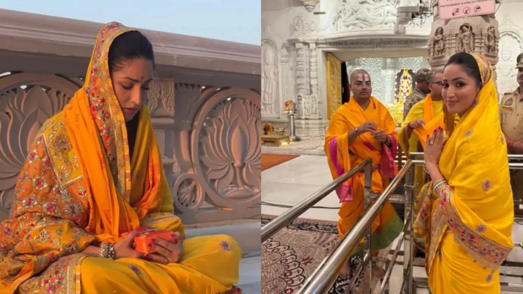 Yami Gautam at Ayodhya