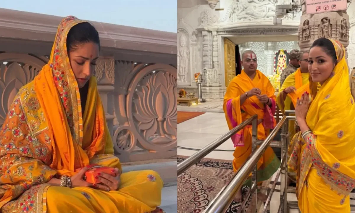 Yami Gautam at Ayodhya