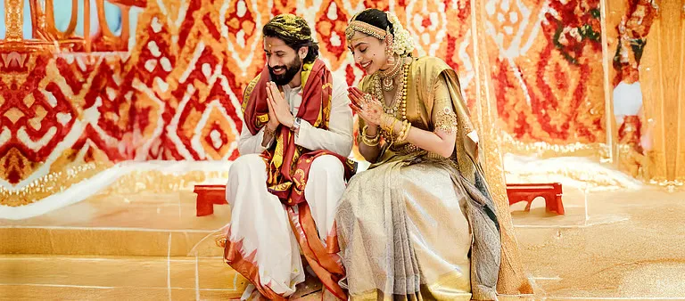 Sobhita Dhulipala and Naga Chaitanya marriage pic