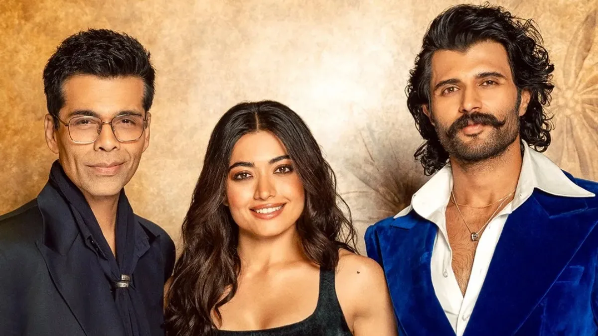 Rashmika and Vijay at Koffee with Karan